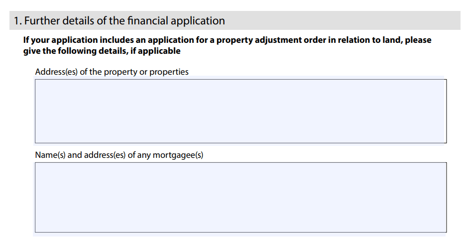 form a property