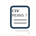CIV MEANS 7