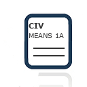 CIV MEANS 1A