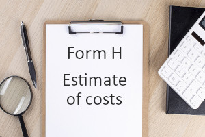 How to guide: Form H estimate of costs