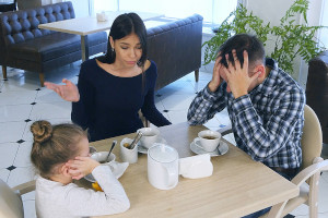 My former partner is turning the children against me