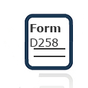 Form D258: Request for detailed assessment hearing (general form)