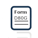 Form D80G: Statement in support of annulment - voidable marriage / civil partnership